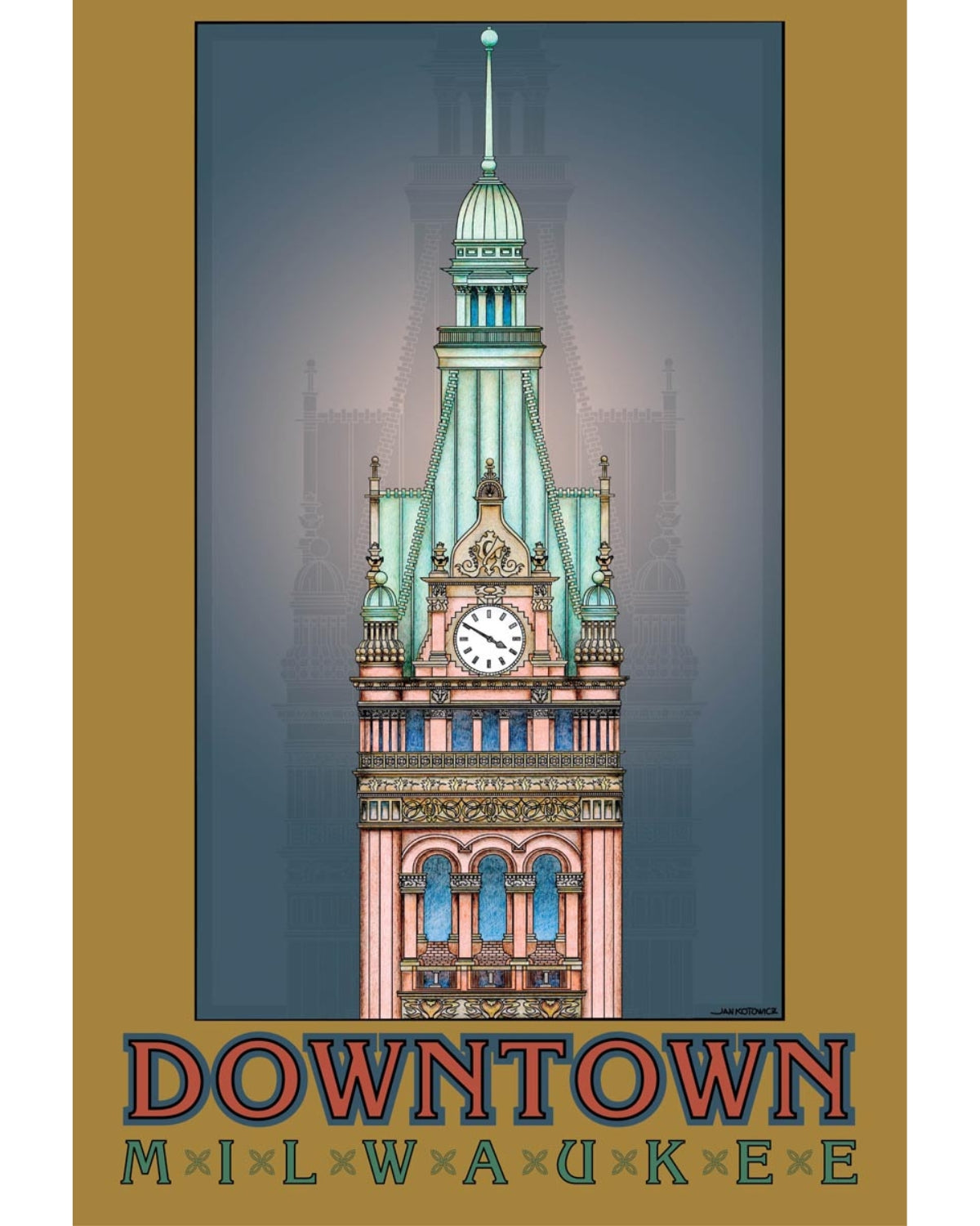 Milwaukee Neighborhood Keychain