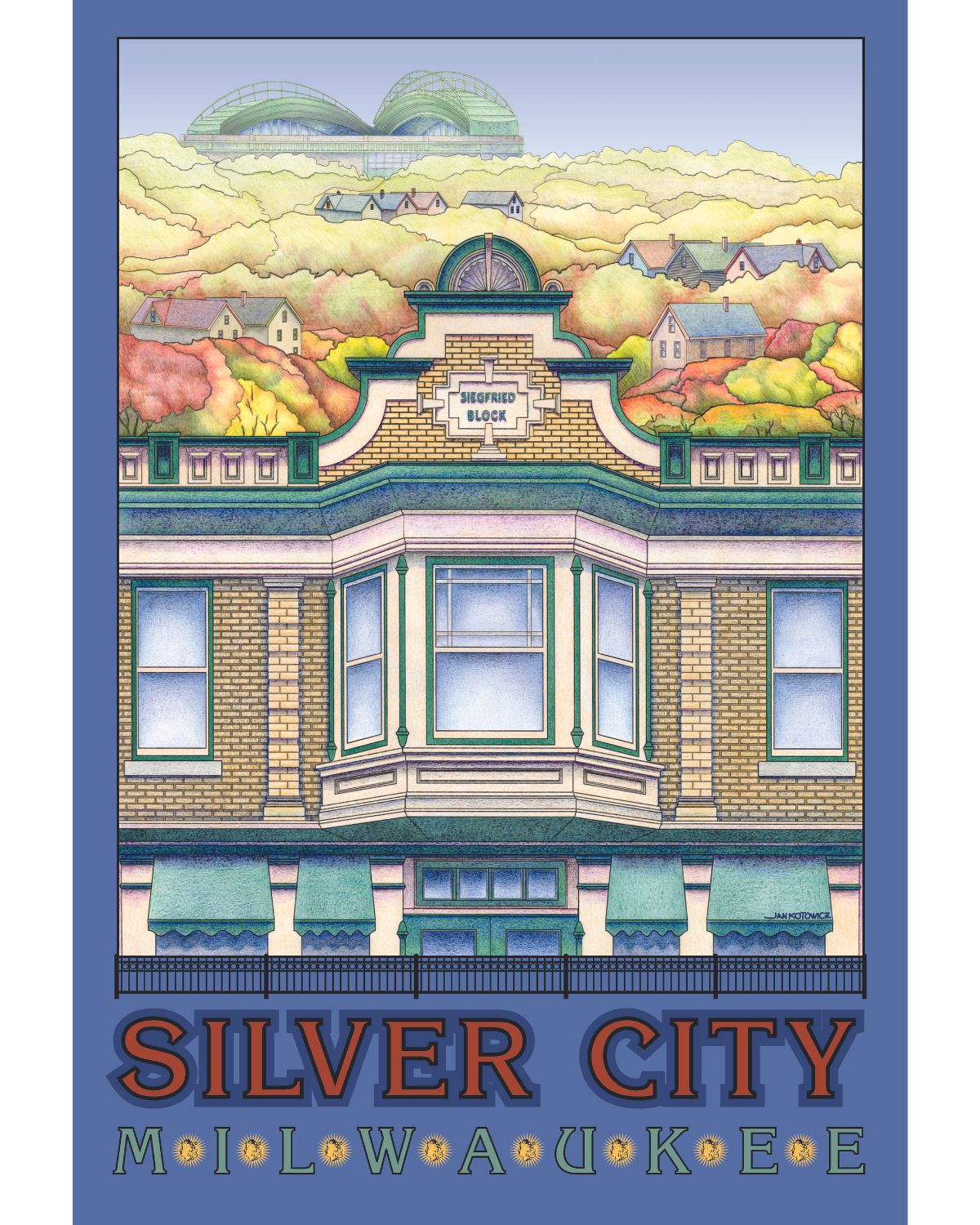 Milwaukee Neighborhood Keychain